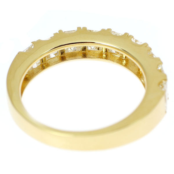 新品 K18YG カレカット ダイヤモンド リング 2.005ct F-H VS1-2 ハーフエタニティ
