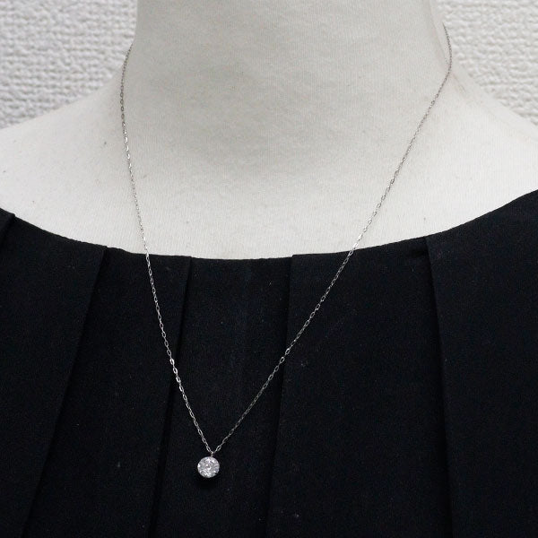 新品 Pt900/ Pt850 ダイヤモンド ペンダントネックレス 1.009ct G SI2 Poor