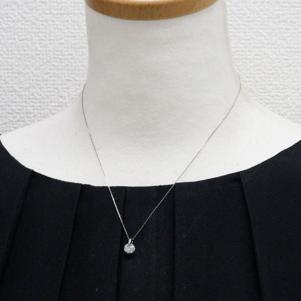 新品 Pt900/ Pt850 ダイヤモンド ペンダントネックレス 1.049ct F I1 Fair