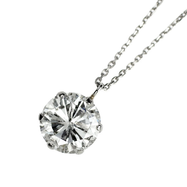 新品 Pt900/ Pt850 ダイヤモンド ペンダントネックレス 1.049ct F I1 Fair