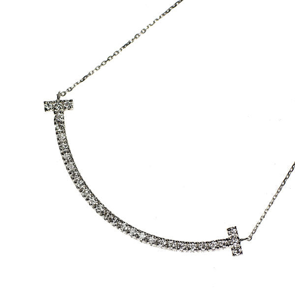 新品 Pt900/ Pt850 ダイヤモンド ペンダントネックレス 0.25ct スマイル