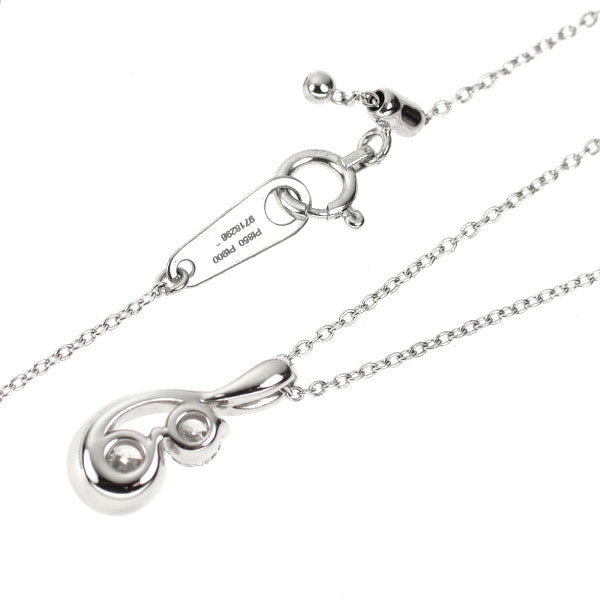 フォーエバーマーク Pt900/ Pt850 ダイヤモンド ペンダントネックレス 0.38ct Two D