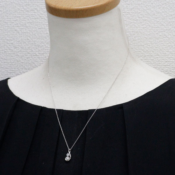 フォーエバーマーク Pt900/ Pt850 ダイヤモンド ペンダントネックレス 0.38ct Two D