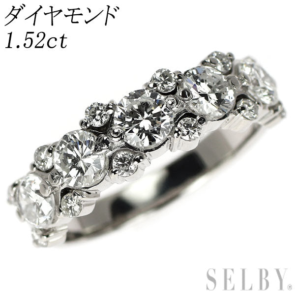 Pt900 ダイヤモンド リング 1.52ct