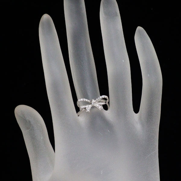 Pt950 ダイヤモンド リング 0.20ct リボン