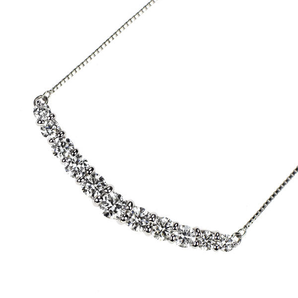 カナディアンダイヤ Pt950/ Pt850 ダイヤモンド ペンダントネックレス 1.00ct