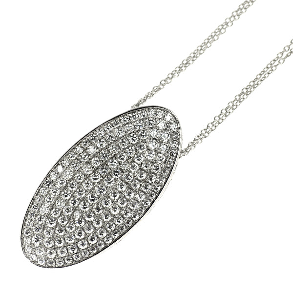 K18WG ダイヤモンド ペンダントネックレス 3.20ct