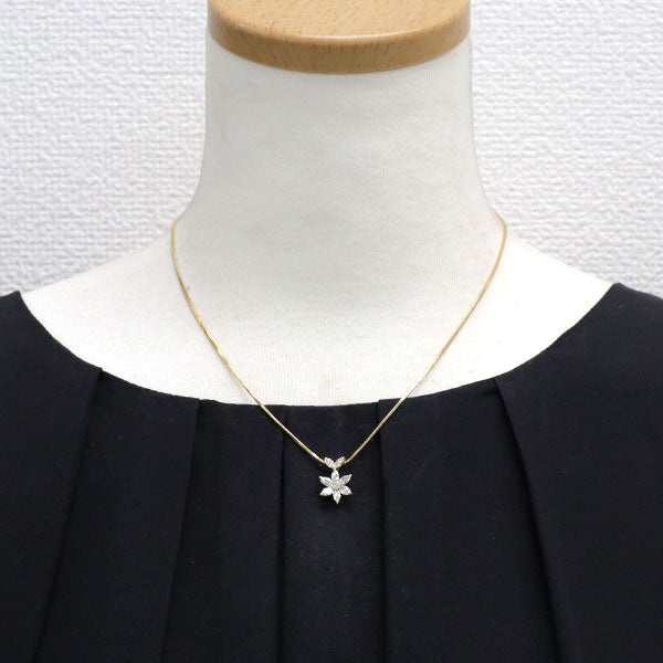 K18YG ダイヤモンド ペンダントネックレス 0.97ct