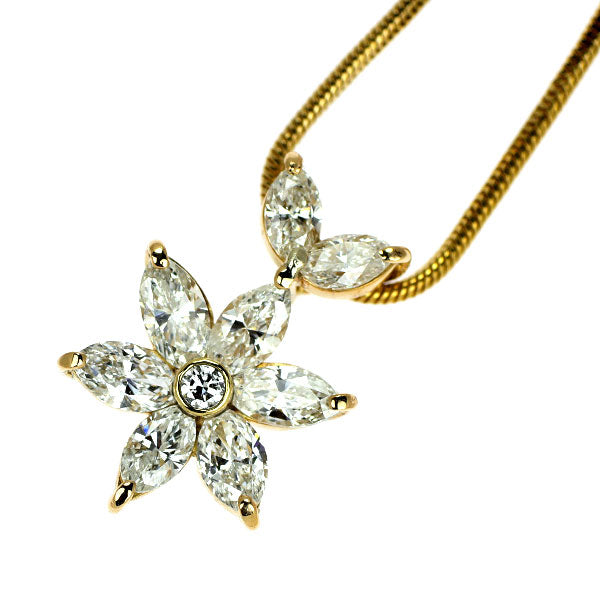 K18YG ダイヤモンド ペンダントネックレス 0.97ct