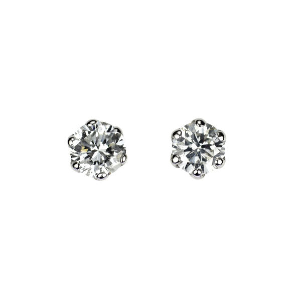 Pt900 ダイヤモンド ピアス 0.24ct スタッド