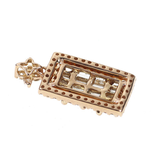 K18PG ダイヤモンド ペンダントトップ 1.00ct