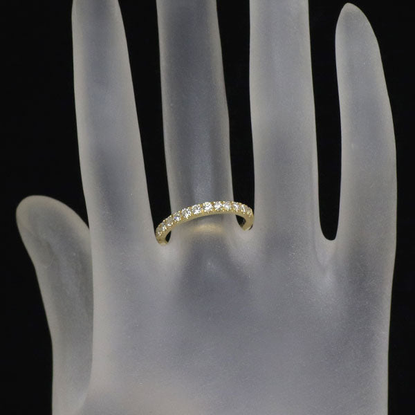 GINZA TANAKA/田中貴金属 K18YG H&C ダイヤモンド リング 0.40ct ハーフエタニティ