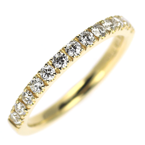 GINZA TANAKA/田中貴金属 K18YG H&C ダイヤモンド リング 0.40ct ハーフエタニティ