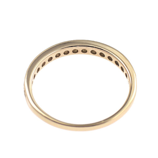 K18PG ダイヤモンド リング 0.25ct ハーフエタニティ — セルビー K18PG ダイヤモンド リング 0.25ct ハーフエタニティ — セルビー