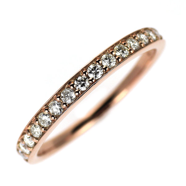 K18PG ダイヤモンド リング 0.25ct ハーフエタニティ — セルビー