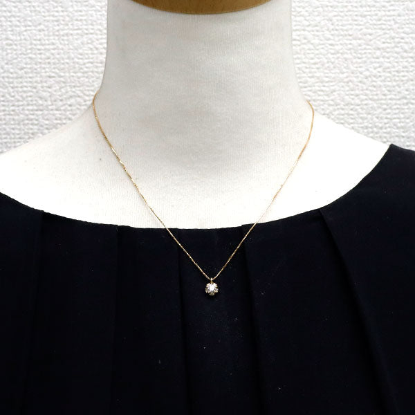 ヴァンドーム青山 K18YG ダイヤモンド ペンダントネックレス 0.25ct
