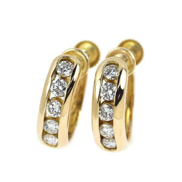 K18YG ダイヤモンド イヤリング 0.530ct