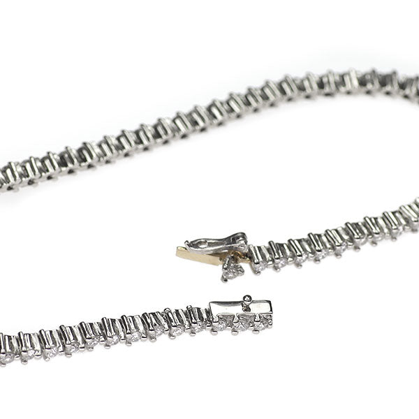 Pt900 ダイヤモンド テニス ブレスレット 1.50ct
