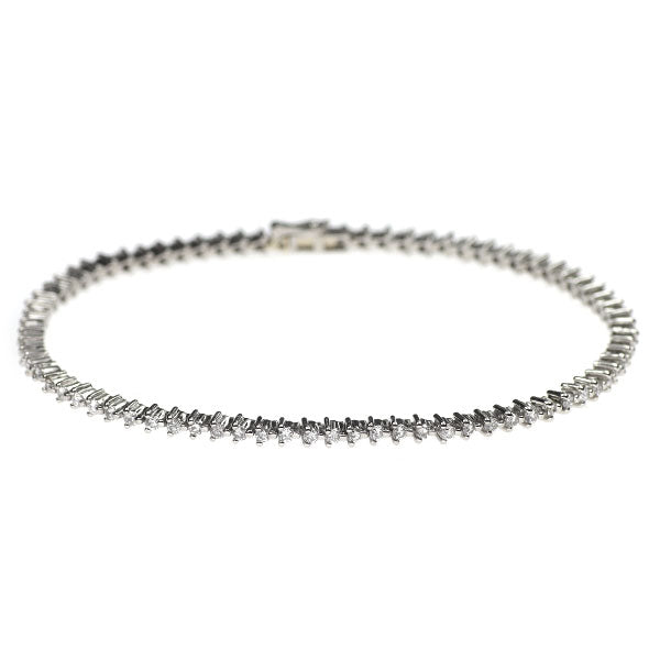 Pt900 ダイヤモンド テニス ブレスレット 1.50ct