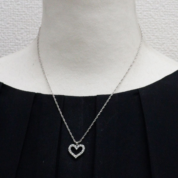 ロイヤルアッシャー Pt900/ Pt850 ダイヤモンド ペンダントネックレス 0.57ct ハート