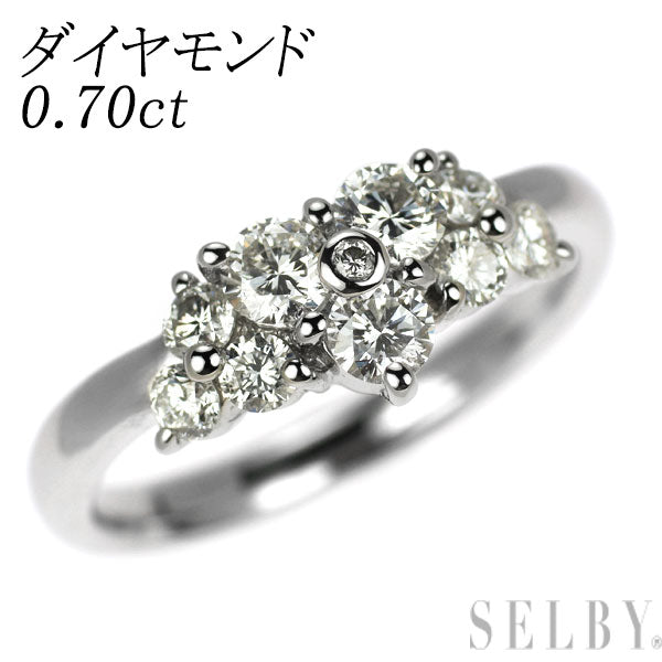 Pt900 ダイヤモンド リング 0.70ct