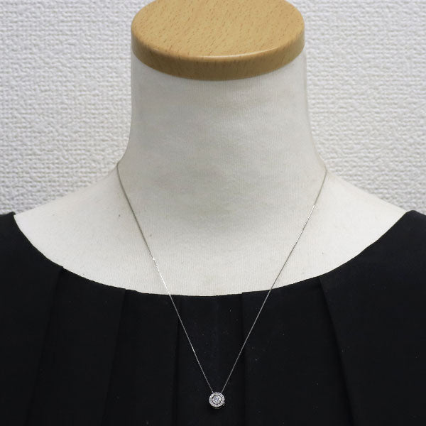 カナディアンダイヤ Pt950/ Pt850 ダイヤモンド ペンダントネックレス 0.206ct D0.08ct