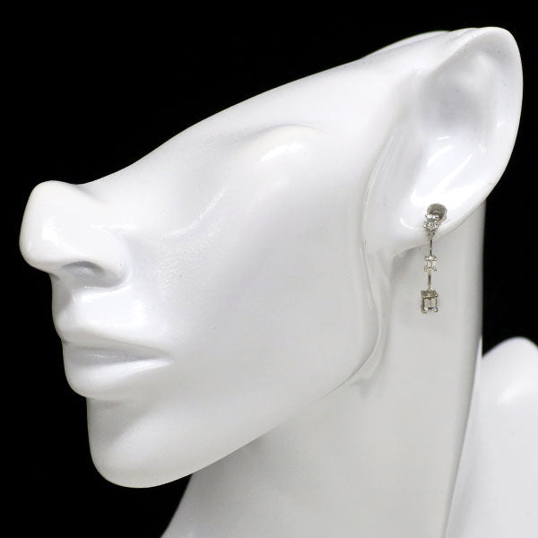K18WG ダイヤモンド ピアス 1.01ct