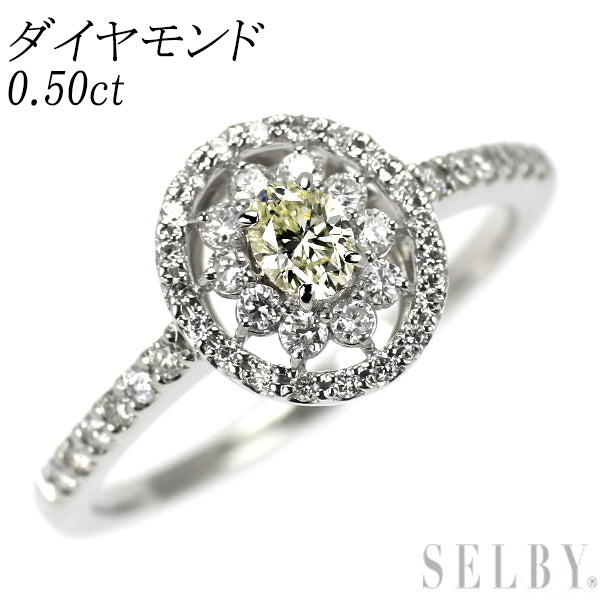 Pt900 ダイヤモンド リング 0.50ct