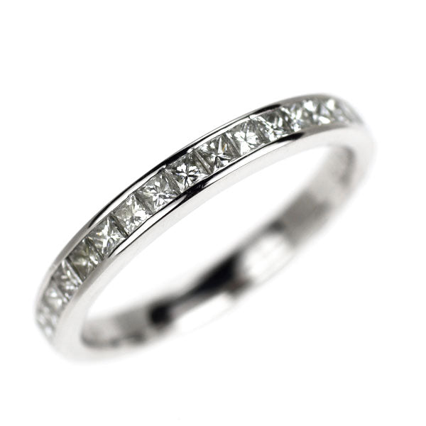 エクセルコ Pt900 プリンセスカット ダイヤモンド リング 0.50ct