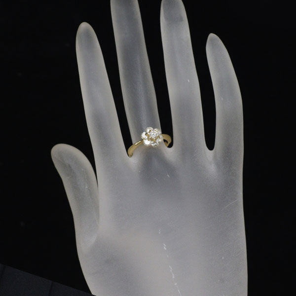K18YG ダイヤモンド リング 1.00ct フラワー