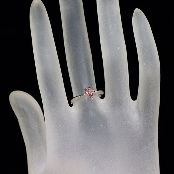 Pt900 ファンシーカラーサファイア リング 0.460ct