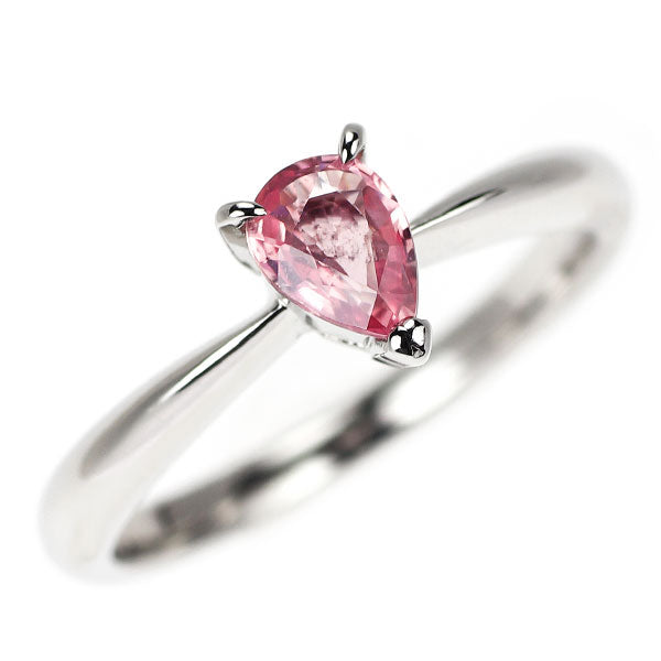 Pt900 ファンシーカラーサファイア リング 0.460ct