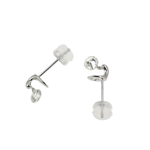 K18WG ダイヤモンド ピアス 0.50ct