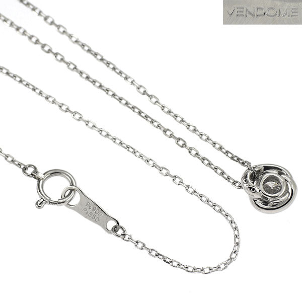 ヴァンドーム青山 Pt900/ Pt850 ダイヤモンド ペンダントネックレス 0.20ct