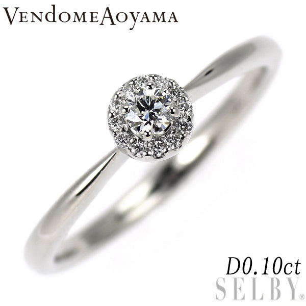 ヴァンドーム青山 Pt950 ダイヤモンド リング 0.10ct