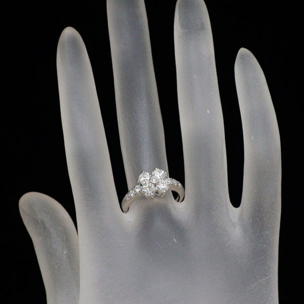 田崎真珠 Pt900 ダイヤモンド リング 1.14ct フラワー