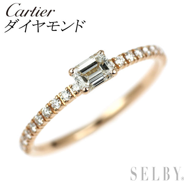 カルティエ K18PG ダイヤモンド リング エタンセルドゥカルティエ 47号