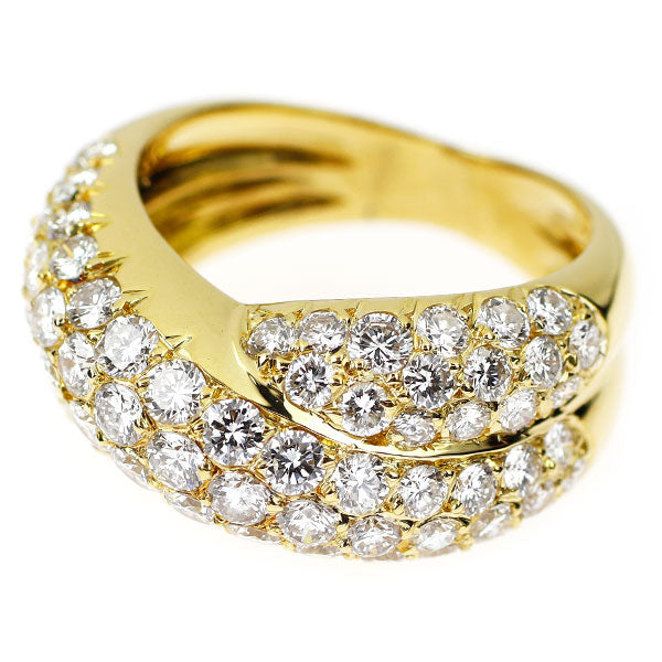 ヴァンクリーフ＆アーペル K18YG ダイヤモンド リング 2.11ct パヴェ 《セルビー銀座店》【中古】