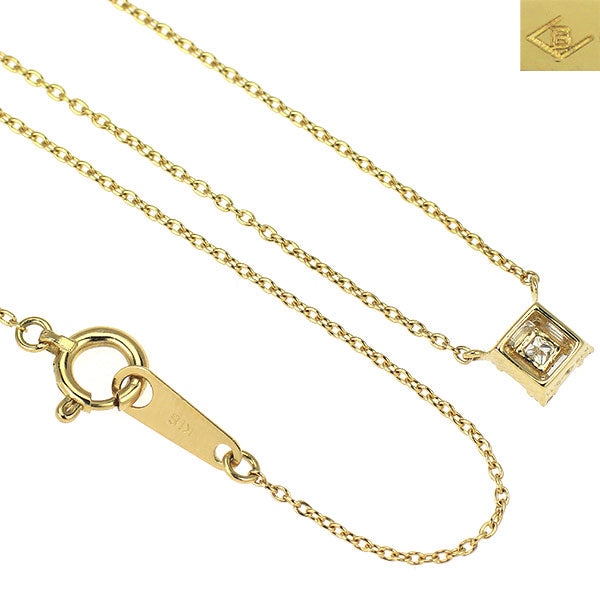 ベルシオラ K18YG ダイヤモンド ペンダントネックレス 0.11ct