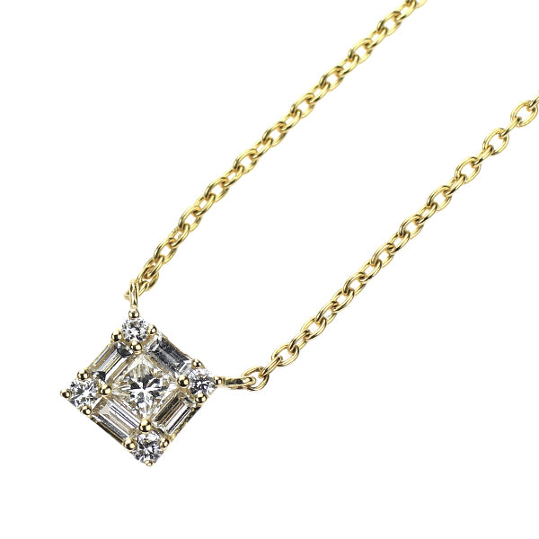 ベルシオラ K18YG ダイヤモンド ペンダントネックレス 0.11ct