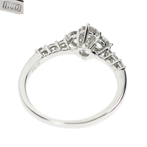 平和堂貿易 Pt950 ダイヤモンド リング 0.80ct
