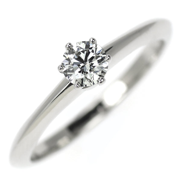 ティファニー Pt950 ダイヤモンド リング 0.25ct E VVS1 ソリティア