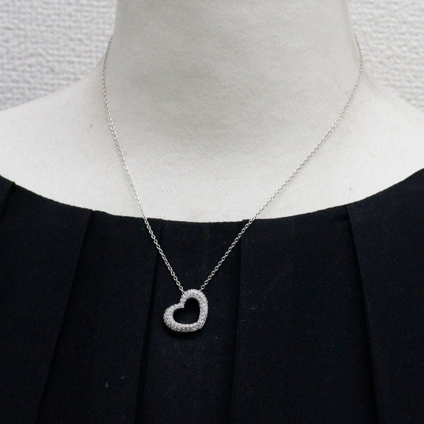 ポンテヴェキオ K18WG ダイヤモンド ペンダントネックレス 0.73ct エモツィオーネ ラテ