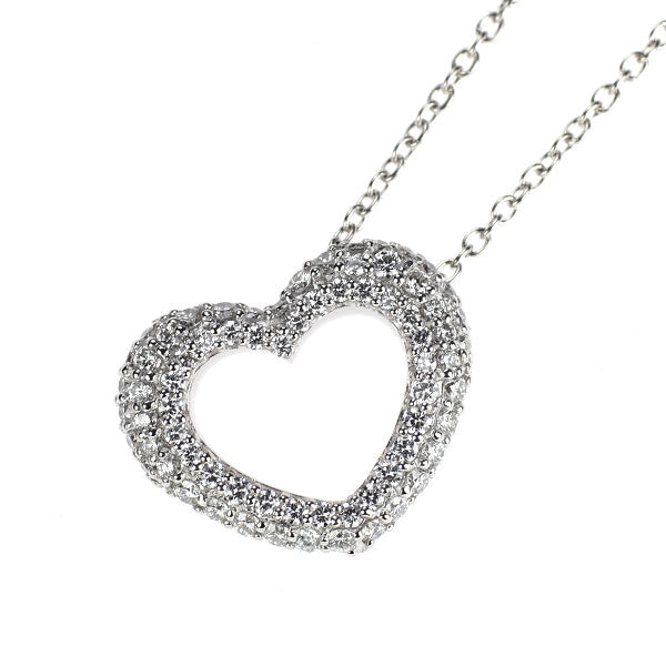 ポンテヴェキオ K18WG ダイヤモンド ペンダントネックレス 0.73ct エモツィオーネ ラテ