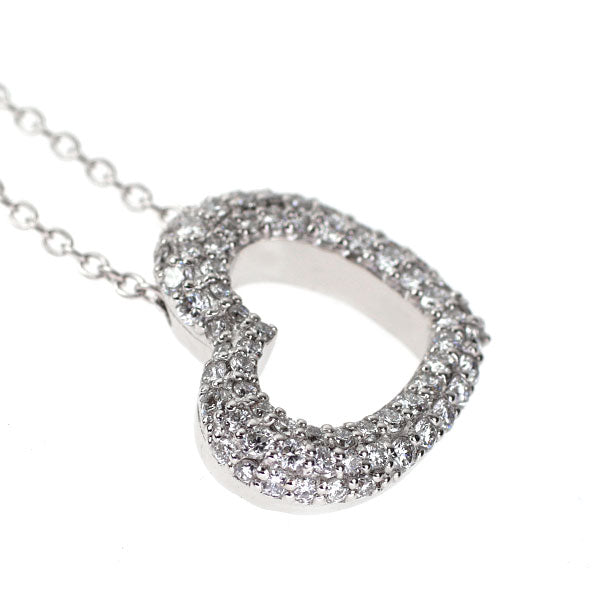 ポンテヴェキオ K18WG ダイヤモンド ペンダントネックレス 0.73ct エモツィオーネ ラテ
