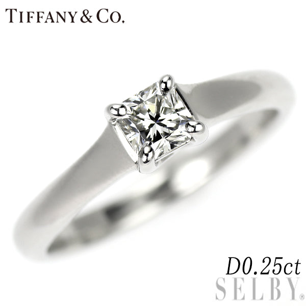 ティファニー Pt950 ダイヤモンド リング 0.25ct ルシダ