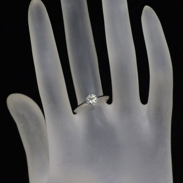 ティファニー Pt950 ダイヤモンド リング 0.52ct ソリティア