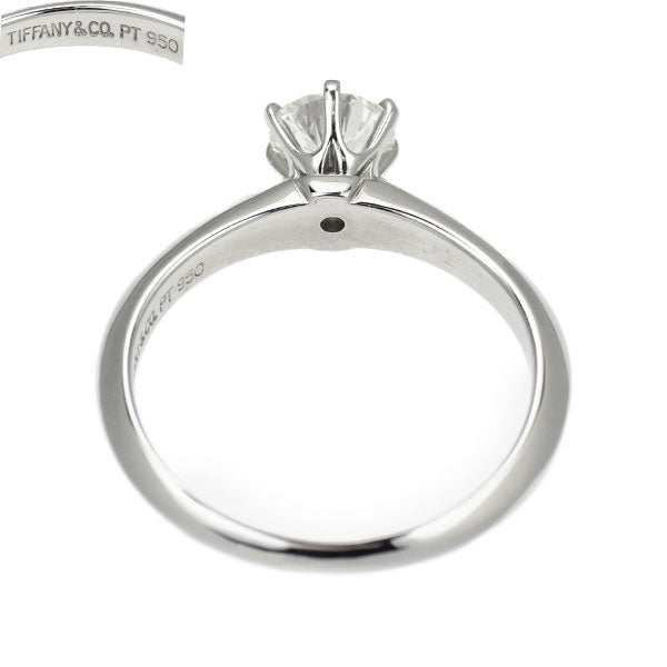 ティファニー Pt950 ダイヤモンド リング 0.52ct ソリティア