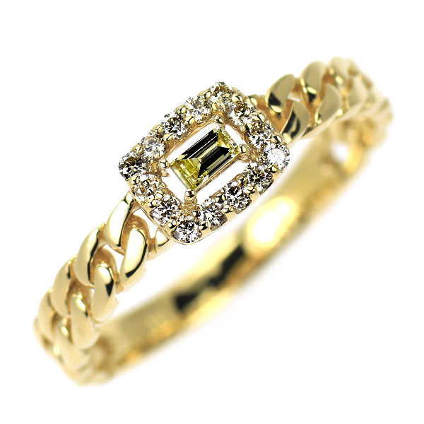 K18YG ダイヤモンド リング 0.17ct