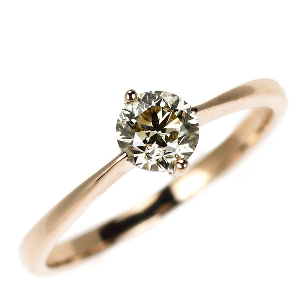 K18PG ダイヤモンド リング 0.40ct
